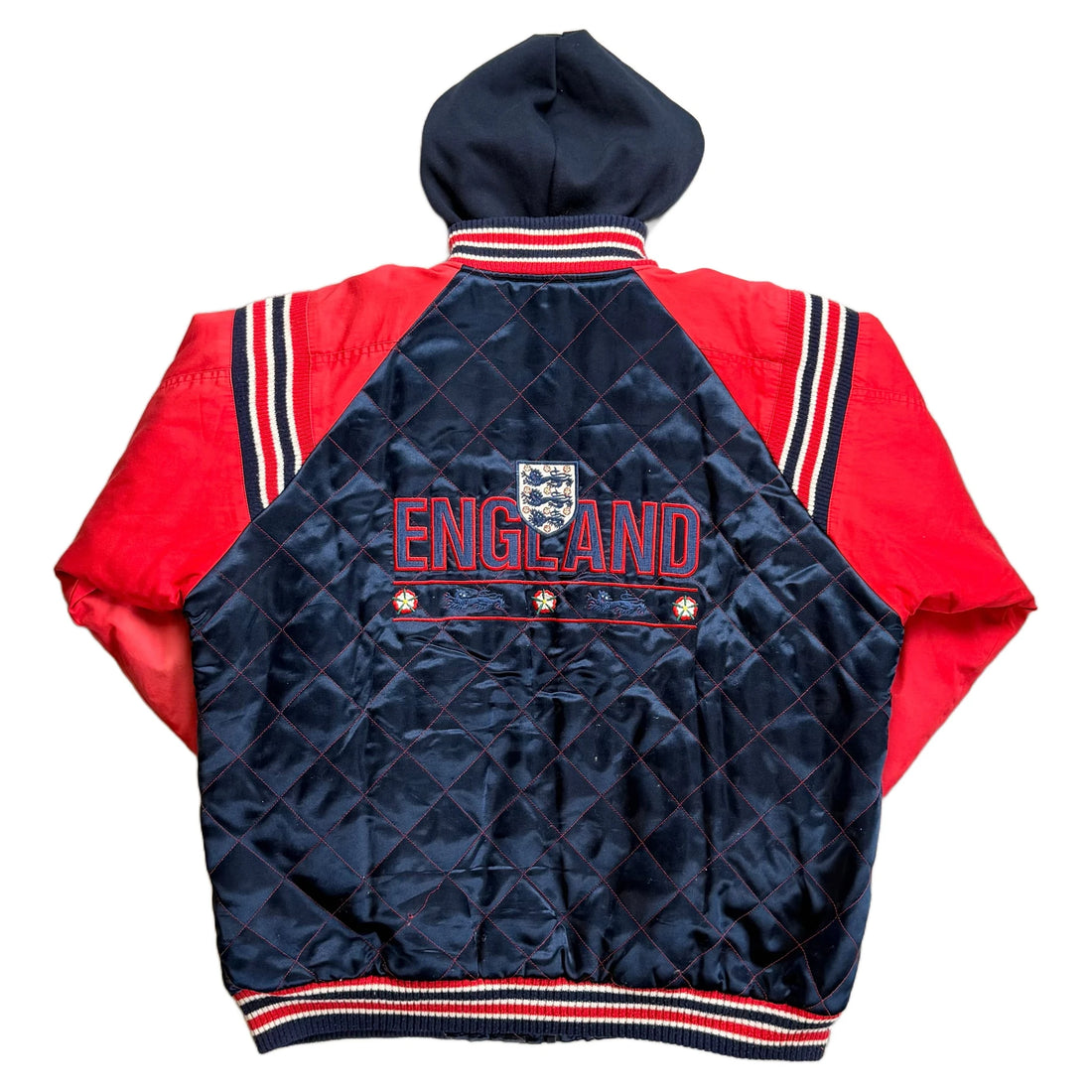 England Varsity Jacket - Navy Blue - L