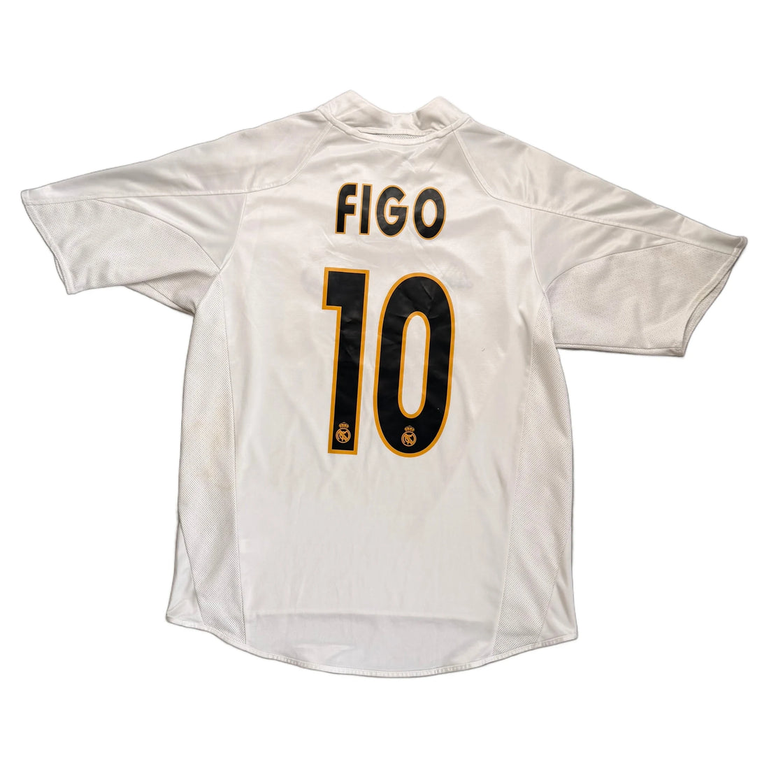 2004-05 Real Madrid Home Figo Shirt - L