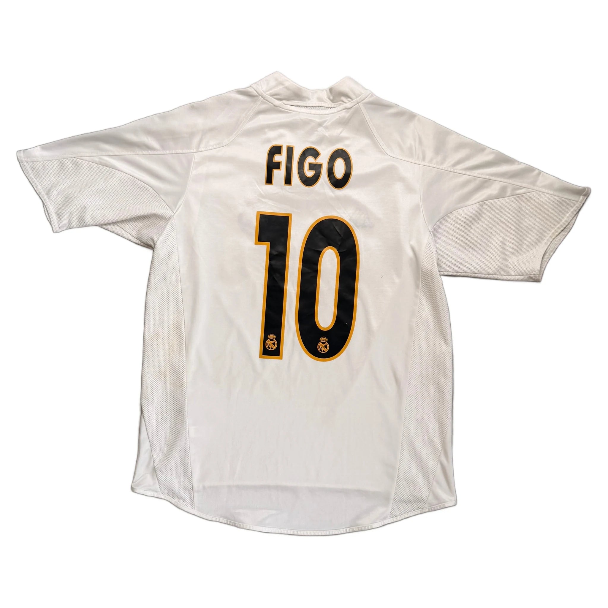 2004-05 Real Madrid Home Figo Shirt - L