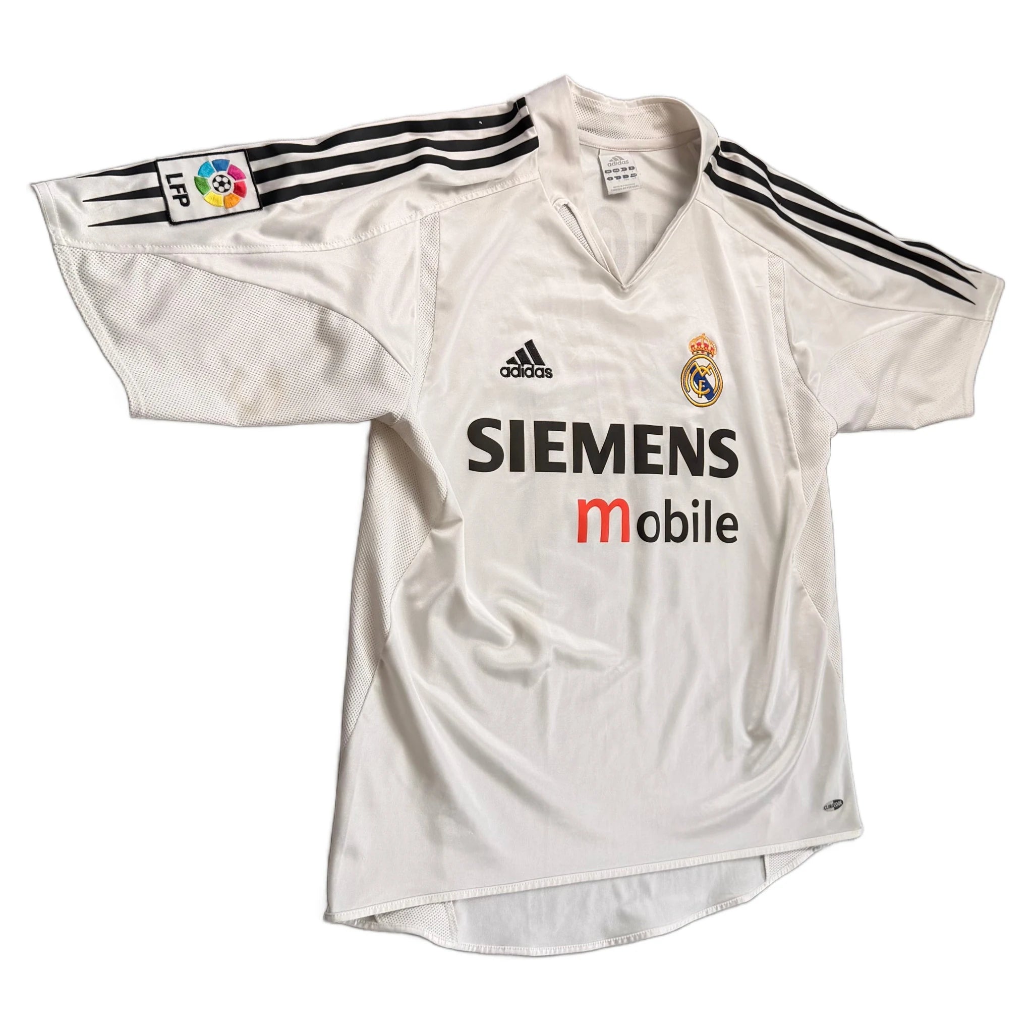 2004-05 Real Madrid Home Figo Shirt - L
