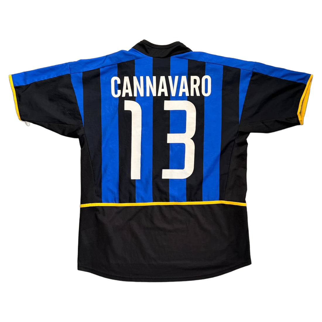 2002-03 Inter Milan Home Cannavaro Shirt - L
