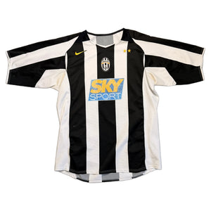 2004-05 Juventus Home Shirt - M