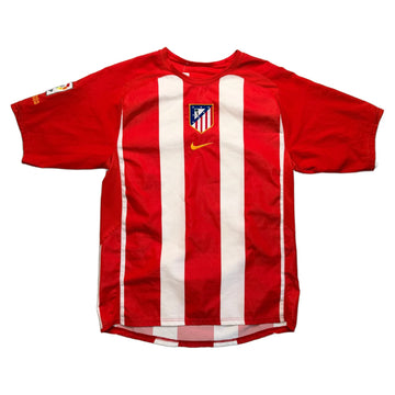 2005-06 Atletico Madrid Home Shirt - M