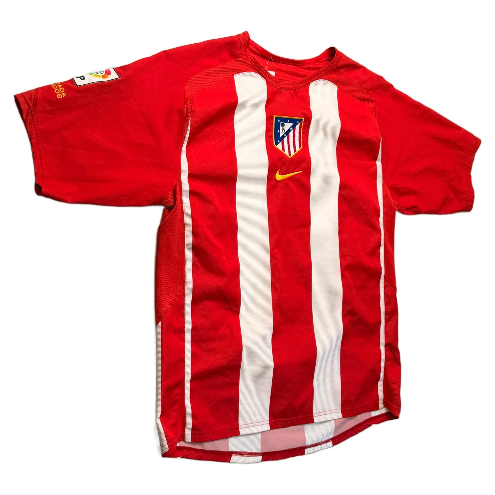 2005-06 Atletico Madrid Home Shirt - M