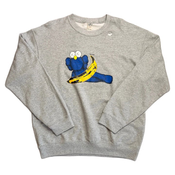Grey Uniqlo x KAWS Sweatshirt - L