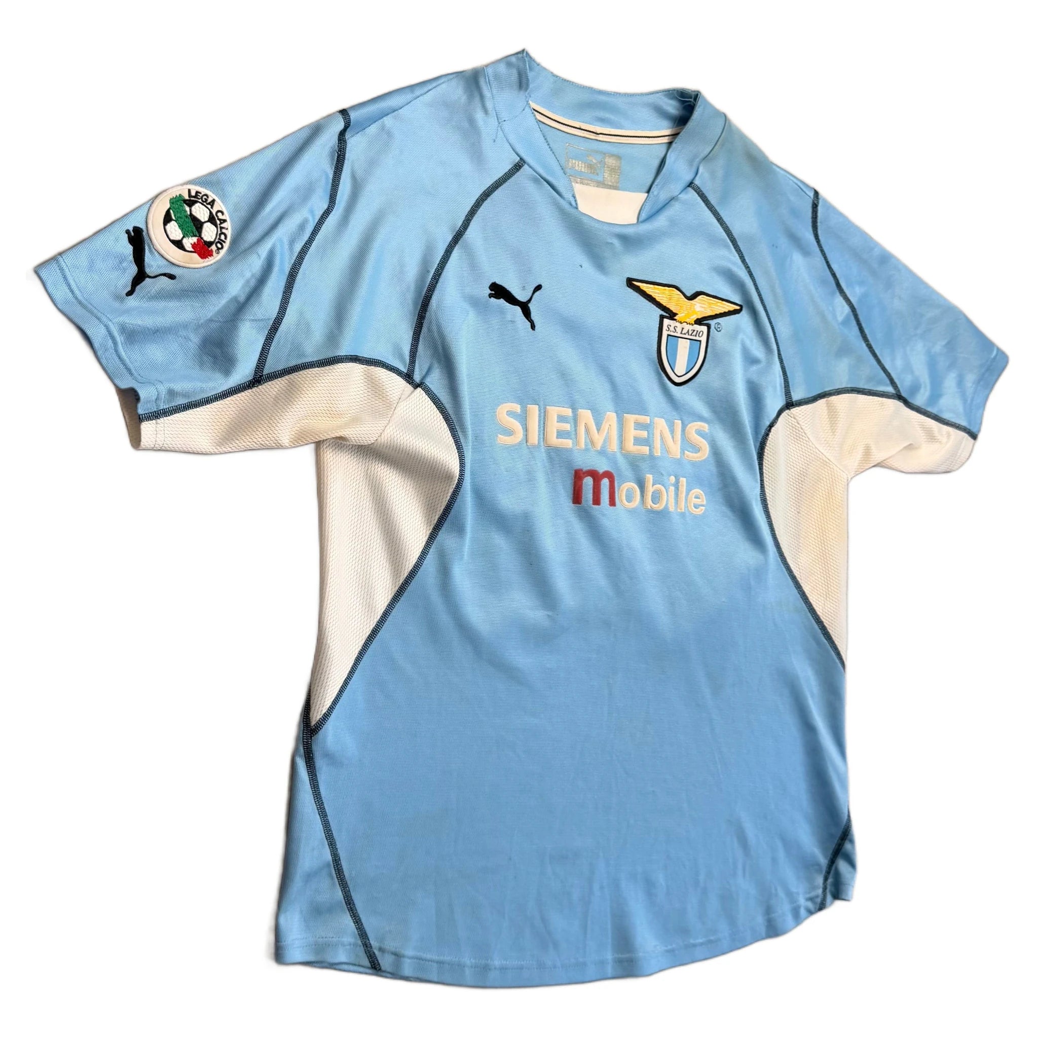 2003-04 Lazio Home De La Peña Shirt - M