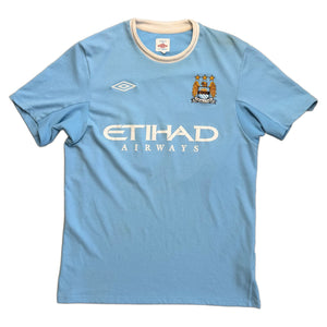 2011-12 Manchester City Home Kinkladze Shirt - M