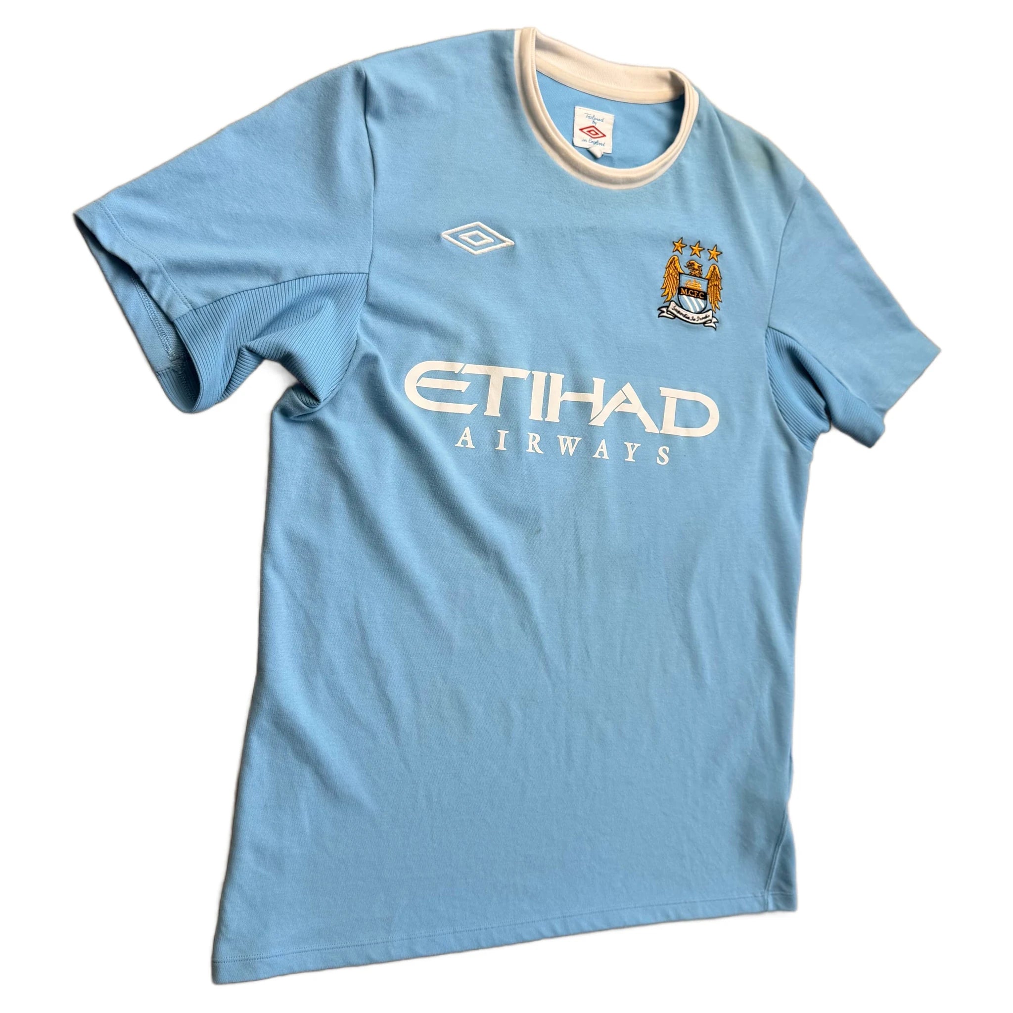 2011-12 Manchester City Home Kinkladze Shirt - M