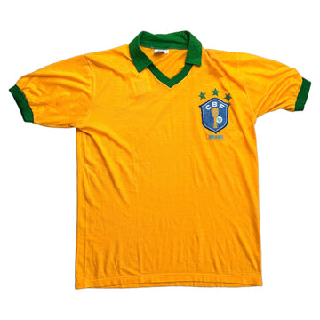 1980s Brazil Home Shirt - M