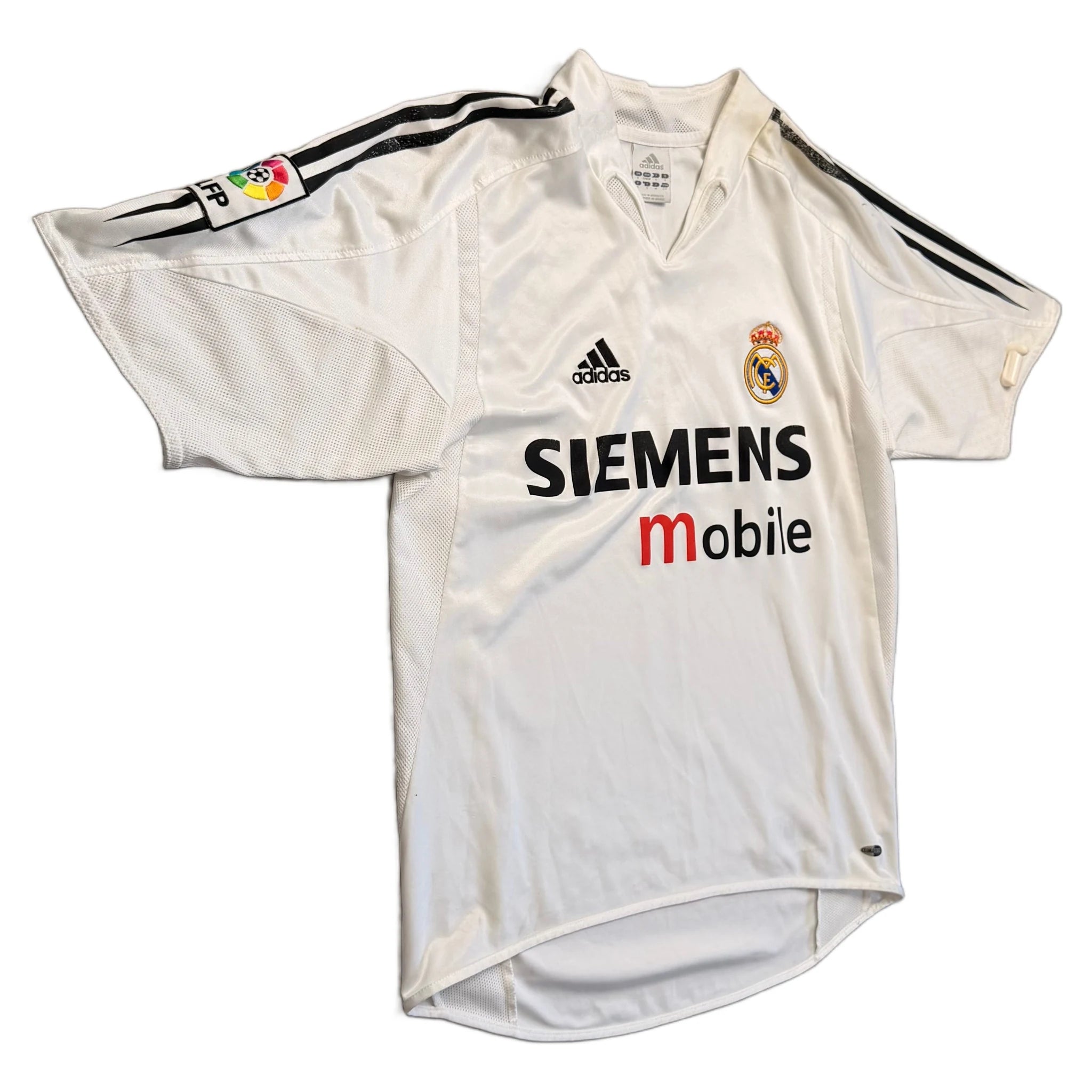 2004-05 Real Madrid Home Shirt - S
