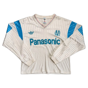 1990-91 Marseille Home Shirt - S