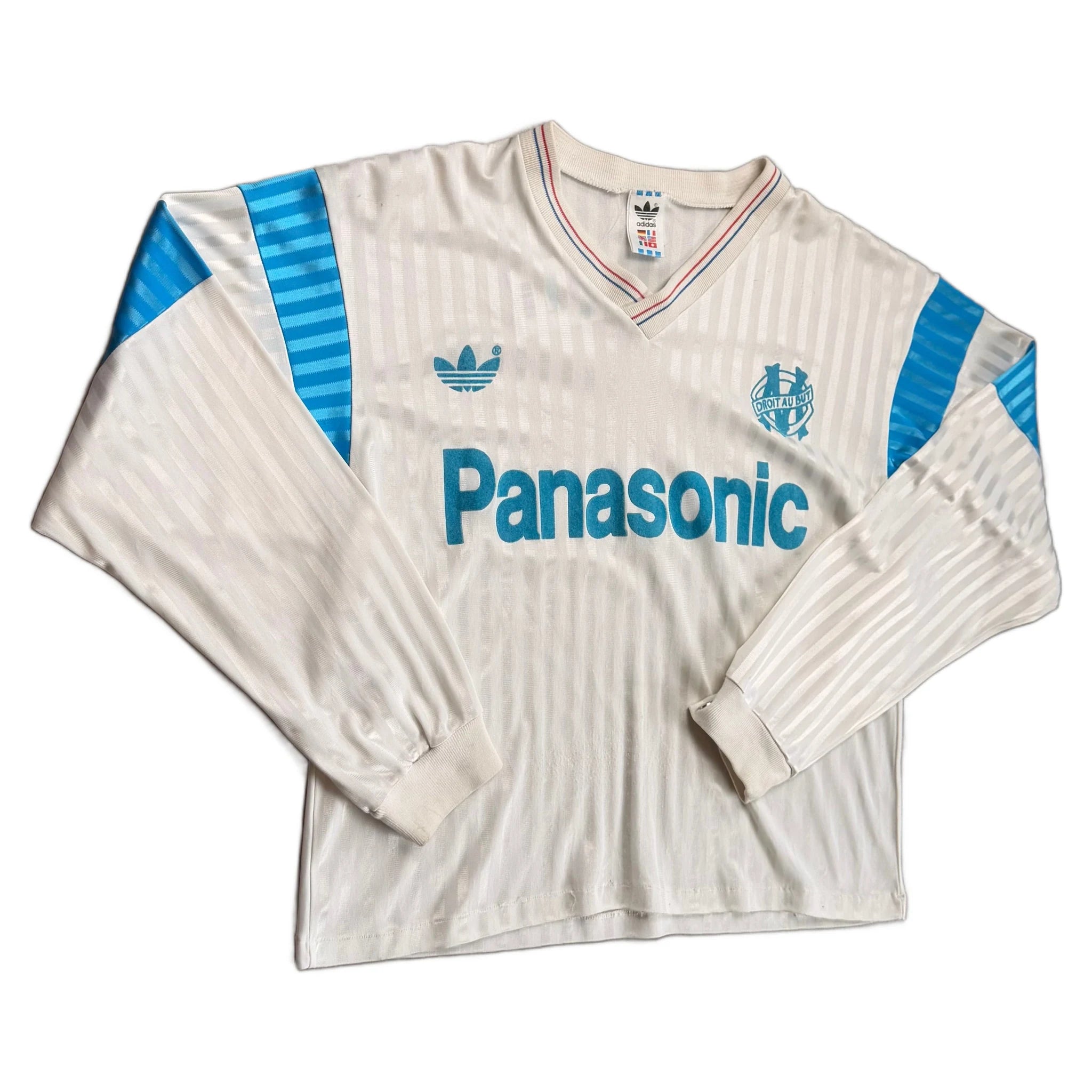 1990-91 Marseille Home Shirt - S