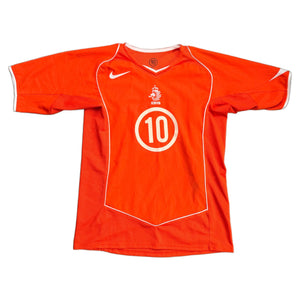 2004-05 Netherlands Home Van Nistelrooy Shirt - XS