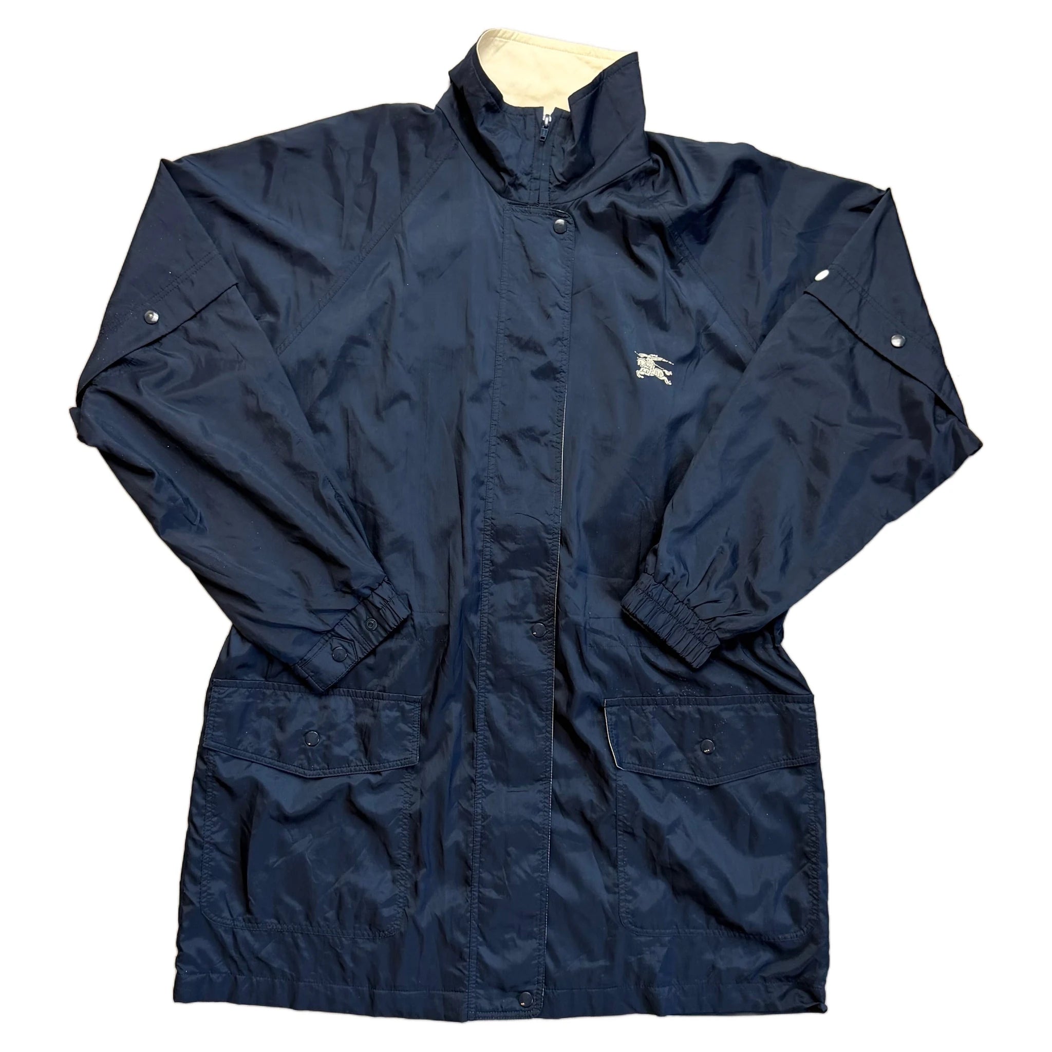 Burberry Jacket - Navy Blue - M