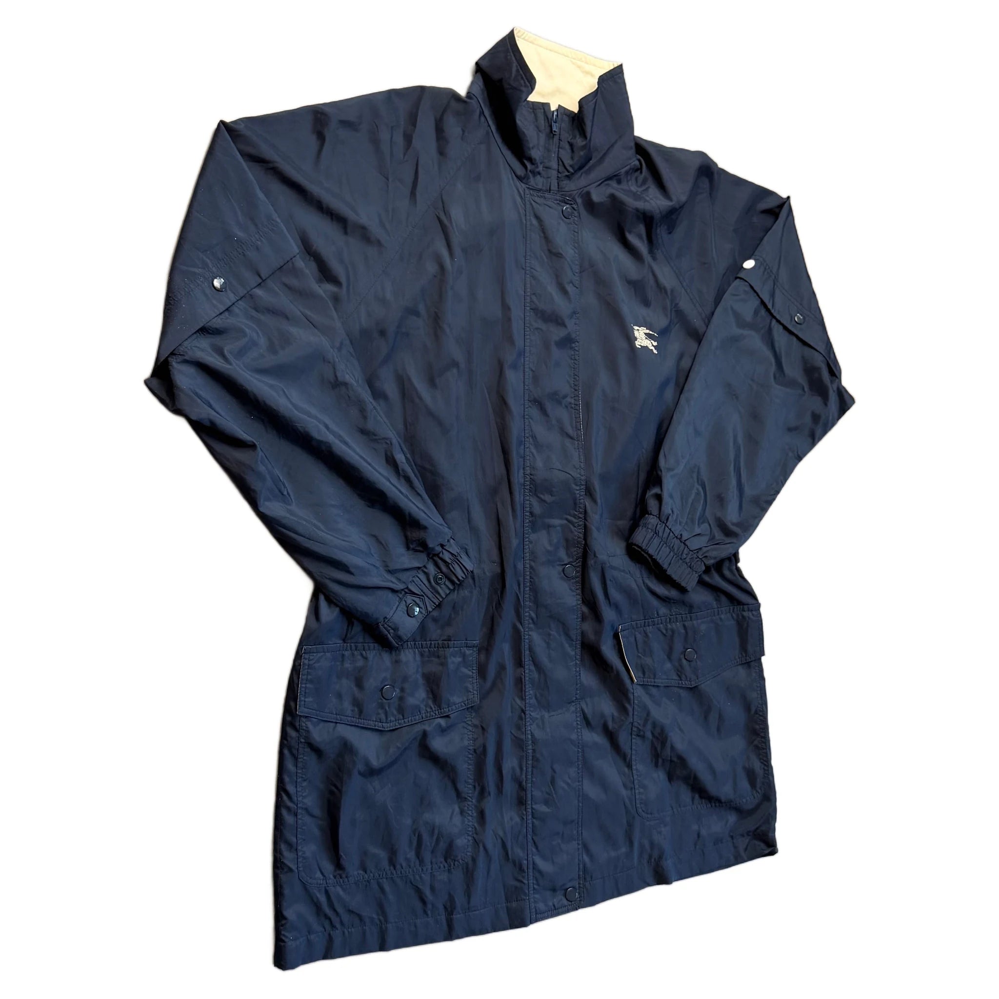 Burberry Jacket - Navy Blue - M