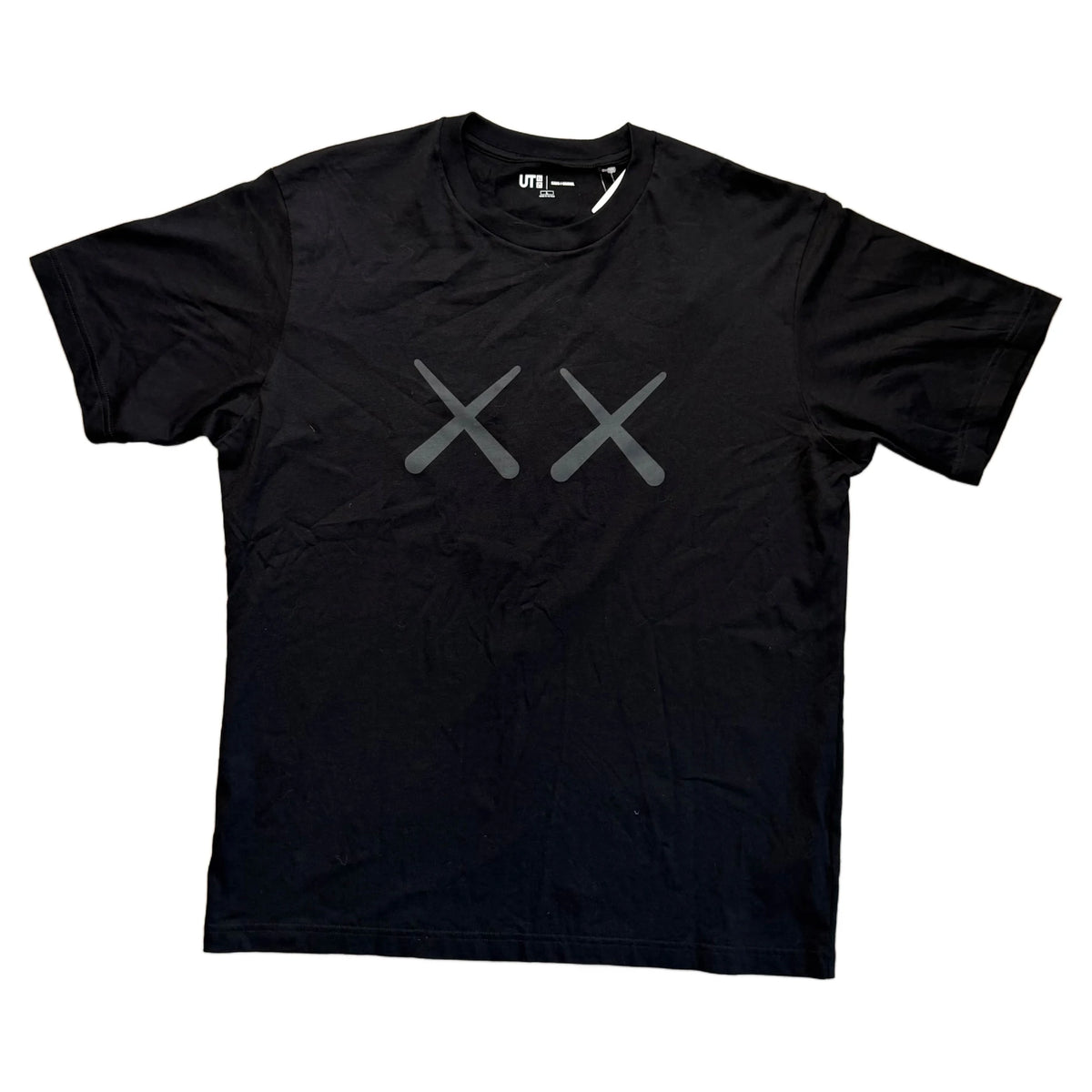 Black Uniqlo x KAWS T-Shirt - L
