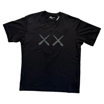 Black Uniqlo x KAWS T-Shirt - L