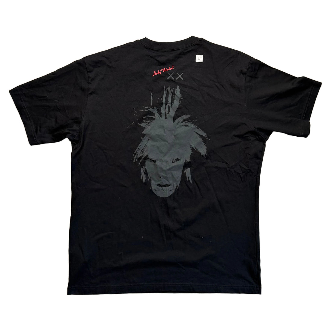 Black Uniqlo x KAWS T-Shirt - L