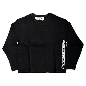 Black Valley Dreams Waffle Long Sleeve T-Shirt - S