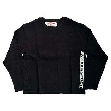 Black Valley Dreams Waffle Long Sleeve T-Shirt - S