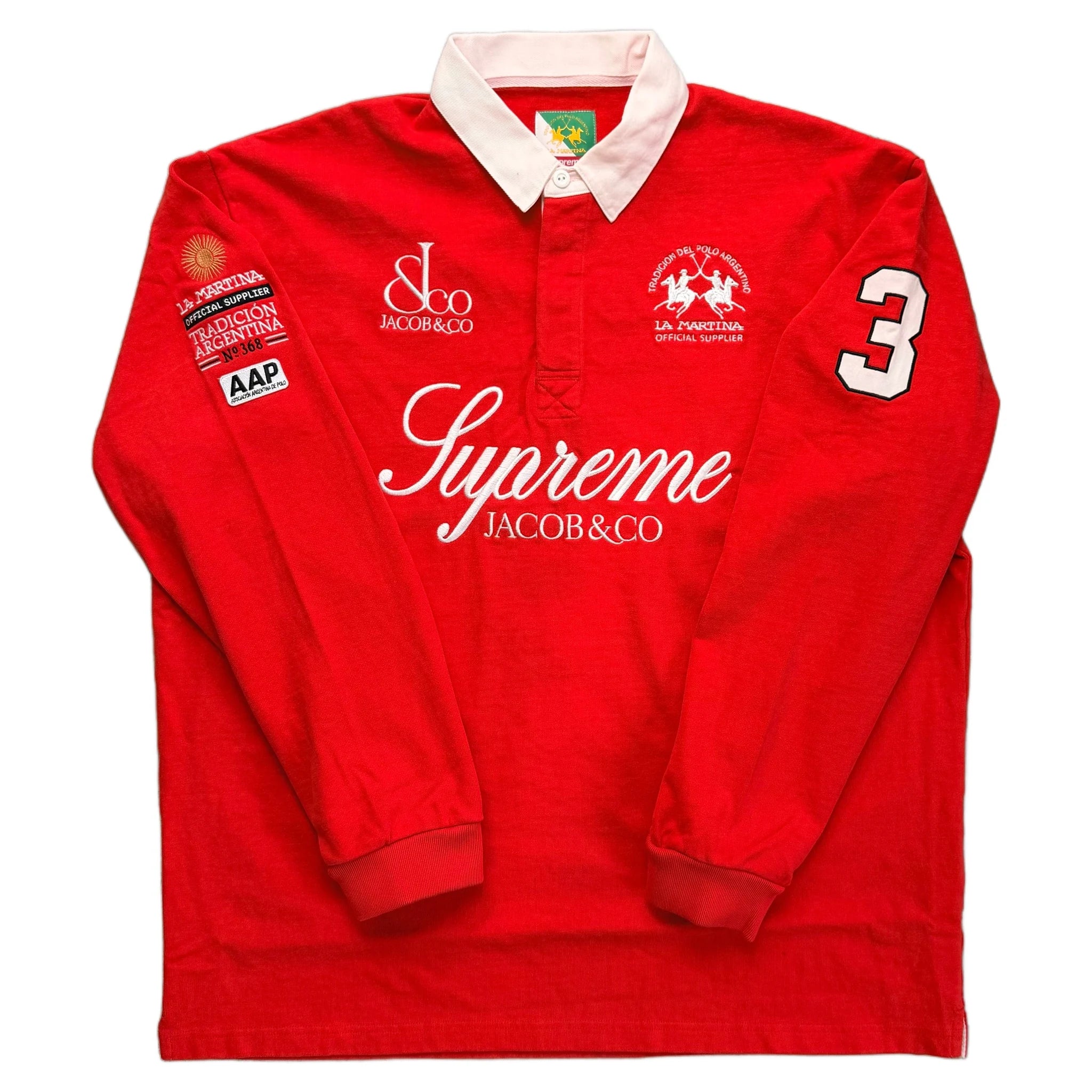 Supreme x Jacob & Co Polo - Red - XL