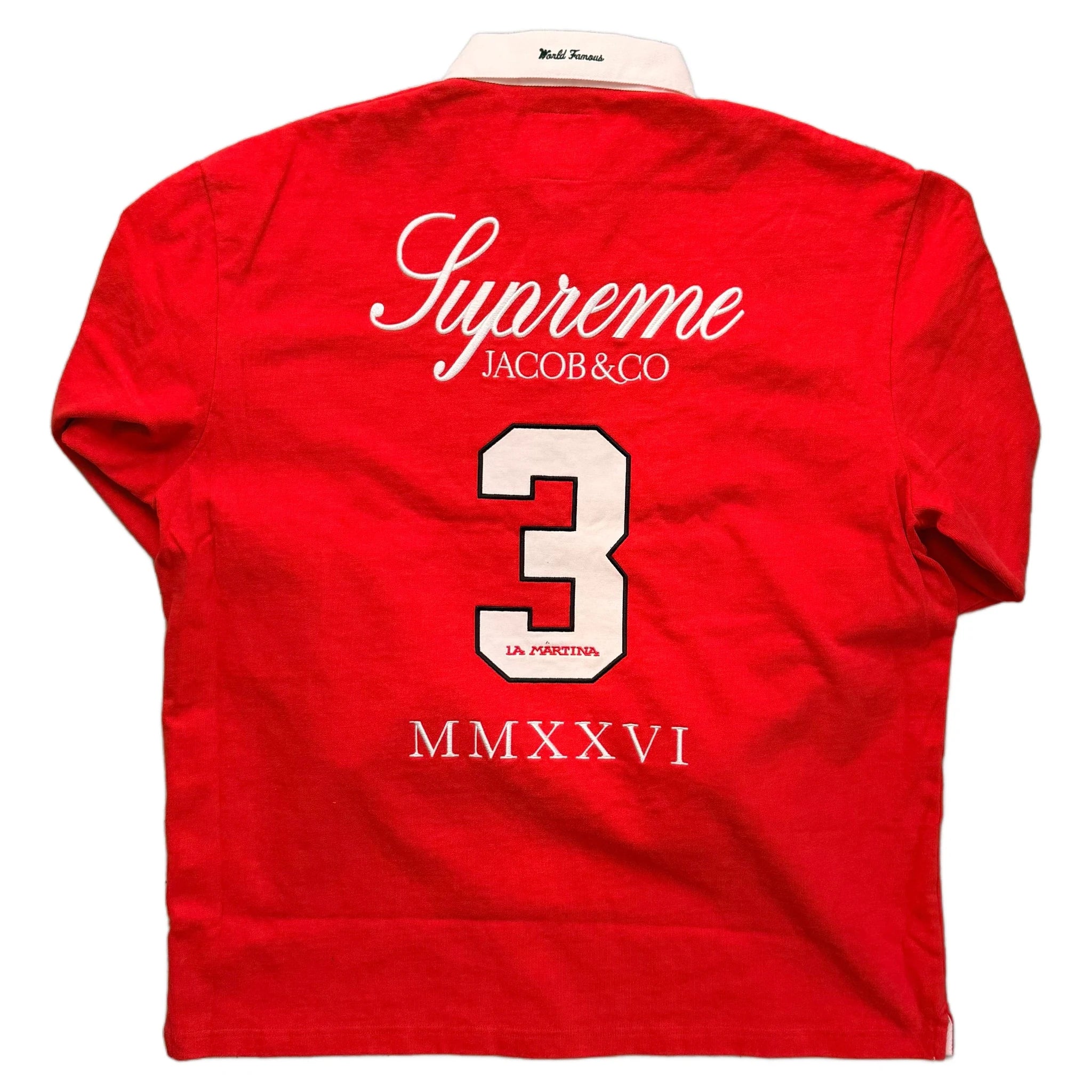Supreme x Jacob & Co Polo - Red - XL