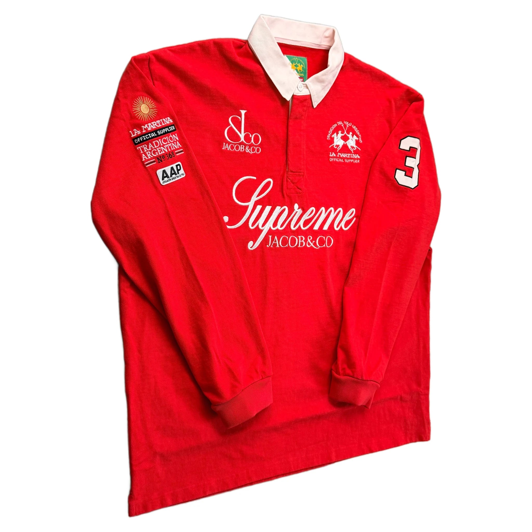 Supreme x Jacob & Co Polo - Red - XL