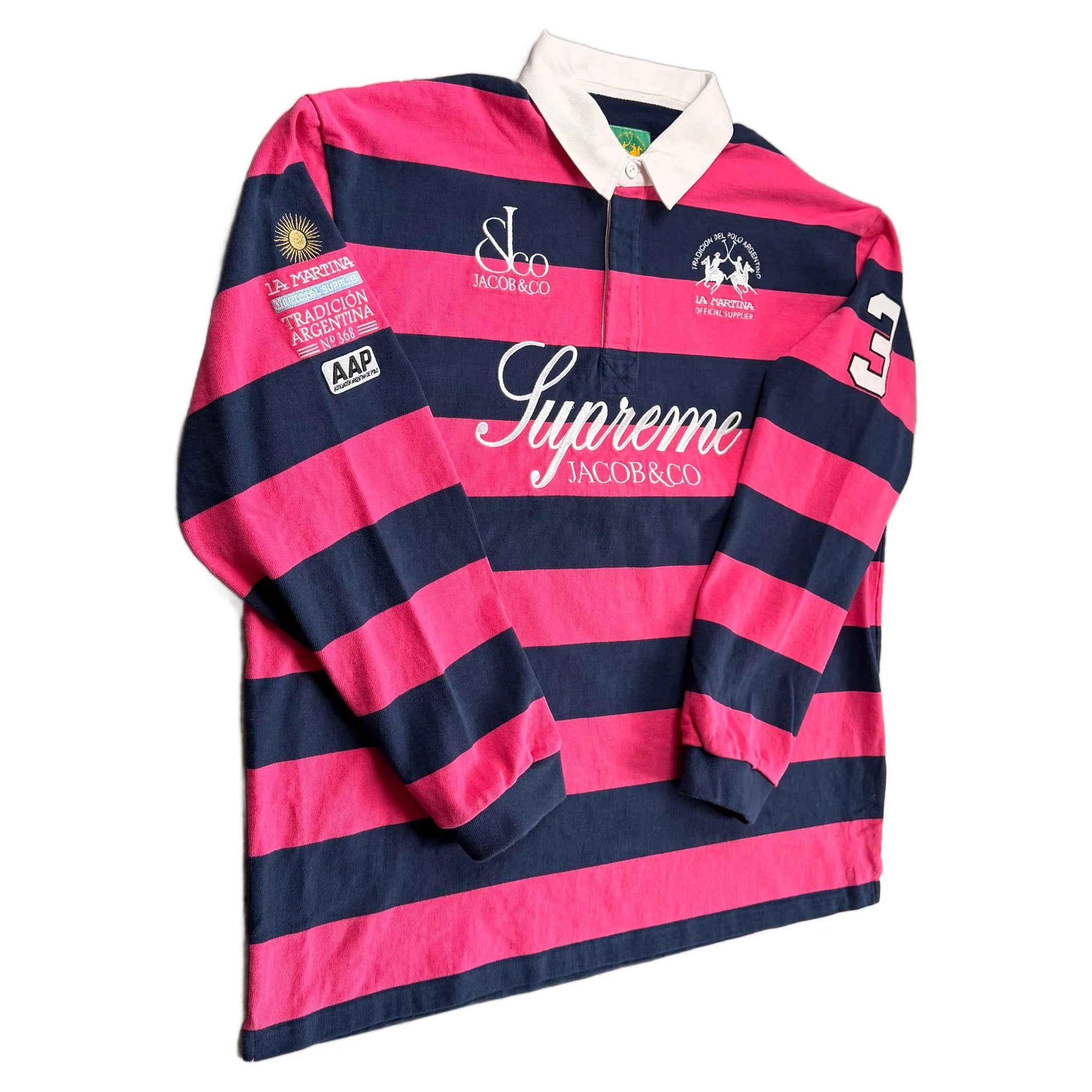 Supreme x Jacob & Co Polo - Pink - XXL