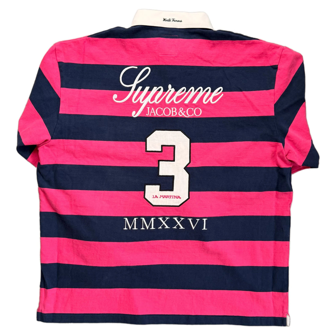 Supreme x Jacob & Co Polo - Pink - XXL