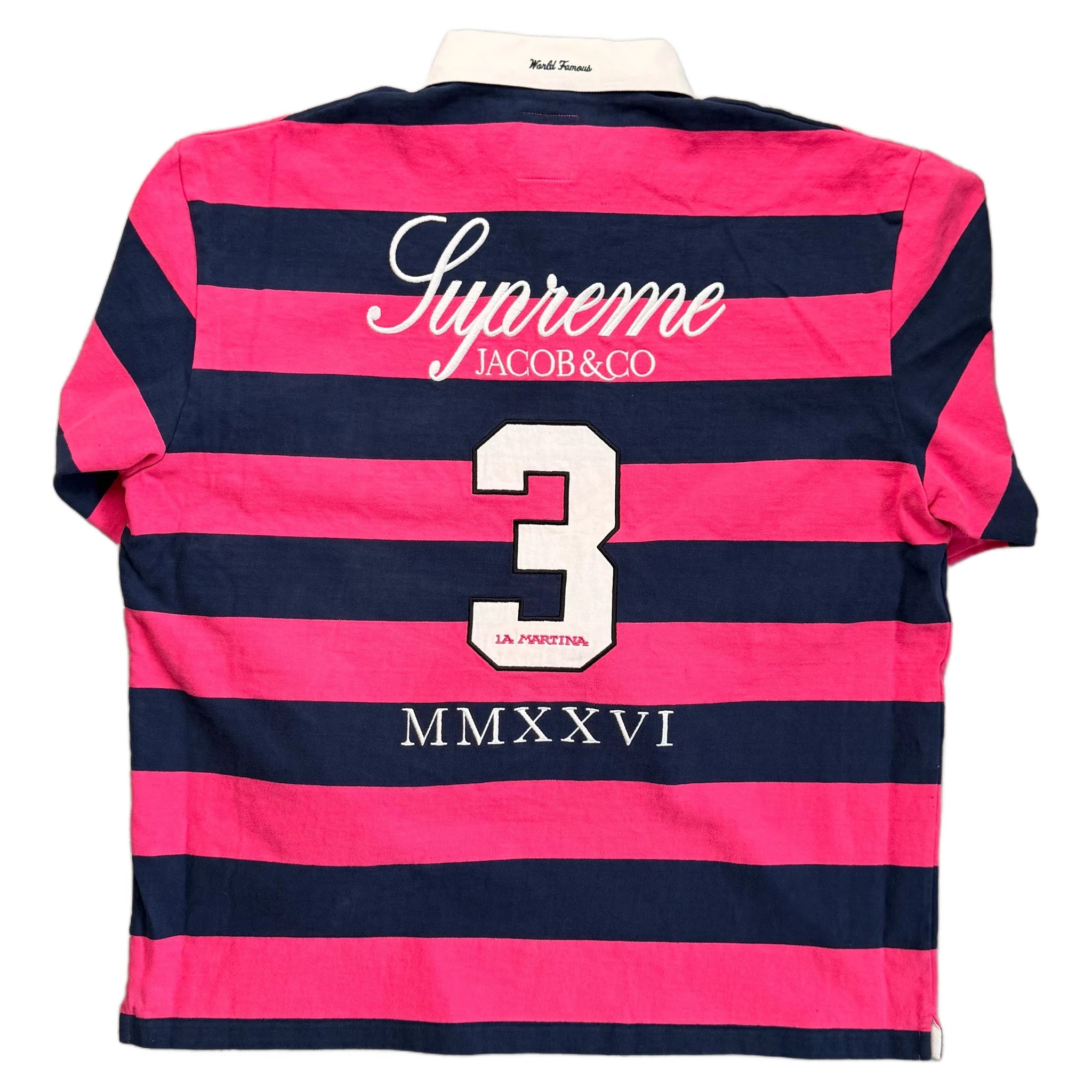 Supreme x Jacob & Co Polo - Pink - XXL