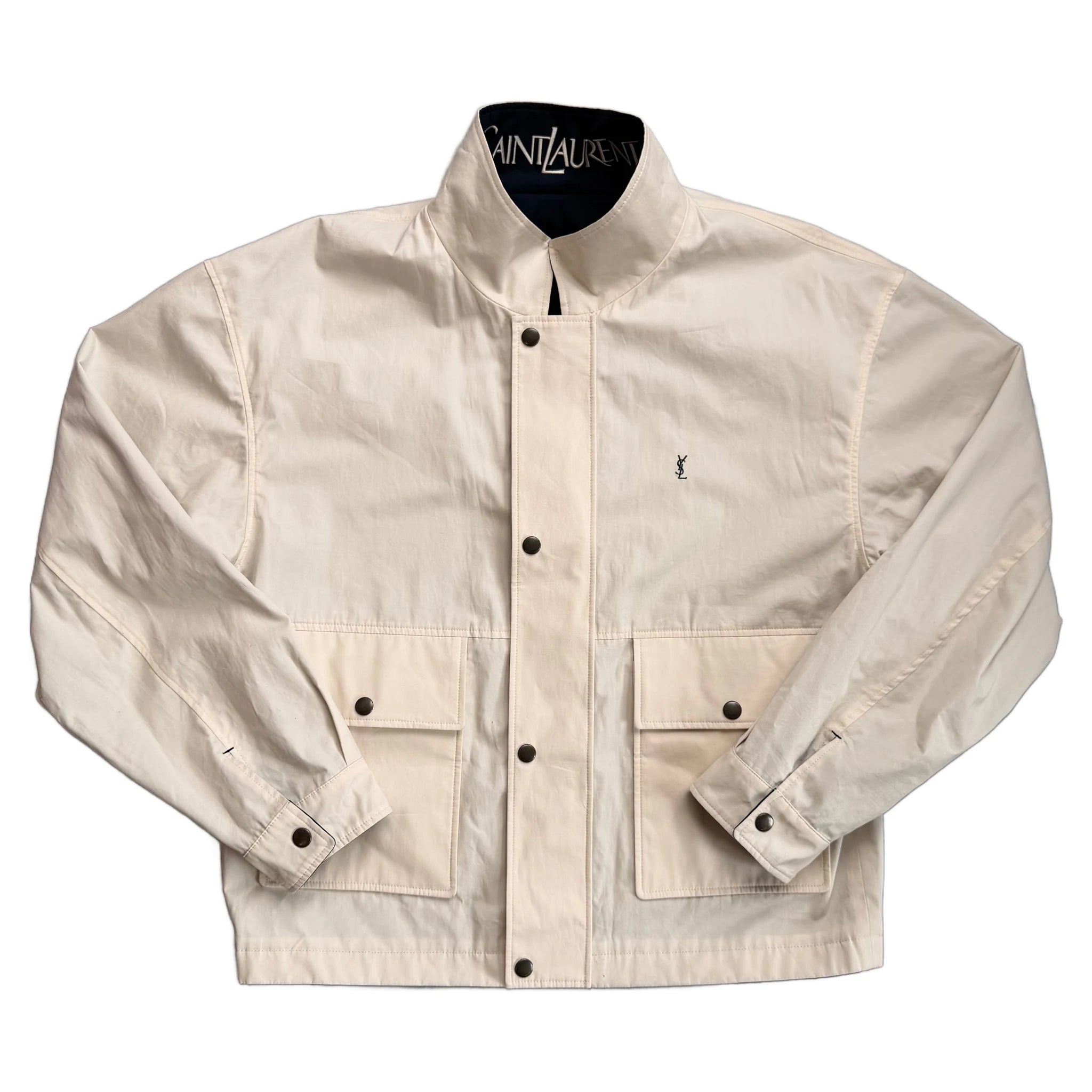 Yves Saint Laurent (YSL) Jacket - Cream - L