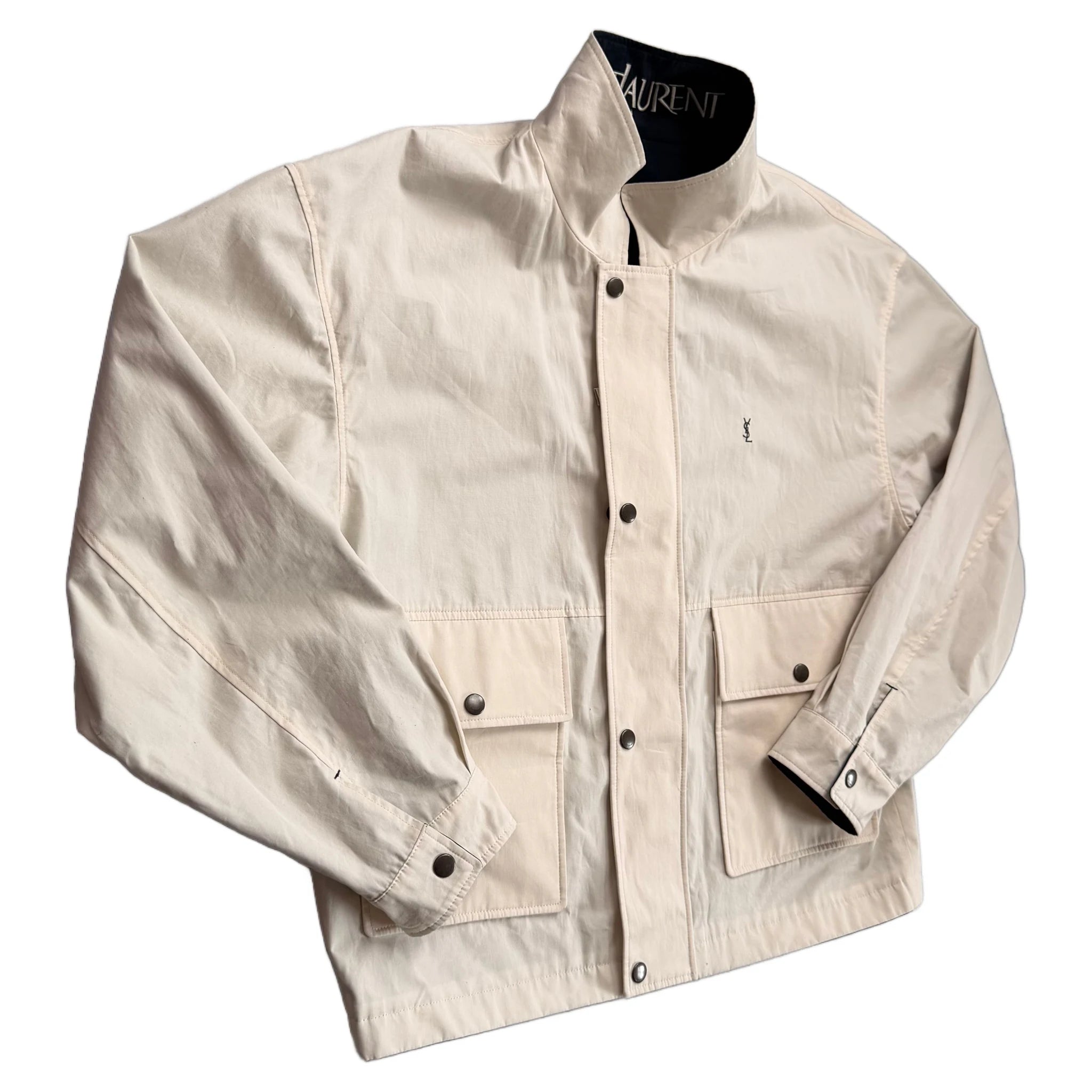 Yves Saint Laurent (YSL) Jacket - Cream - L