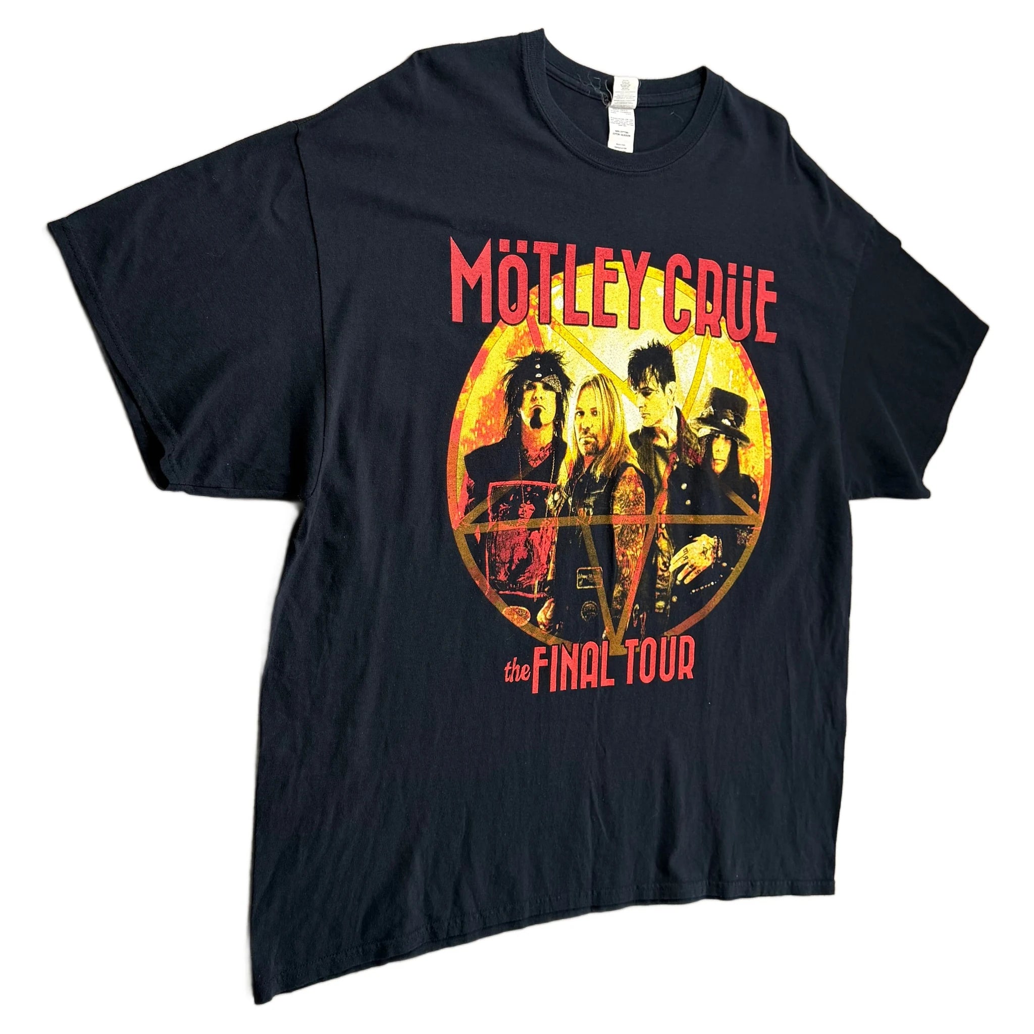 Vintage Motley Crue T-Shirt - Black - XXL