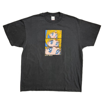 Vintage 1995 Sailor Moon T-Shirt - Black - XL