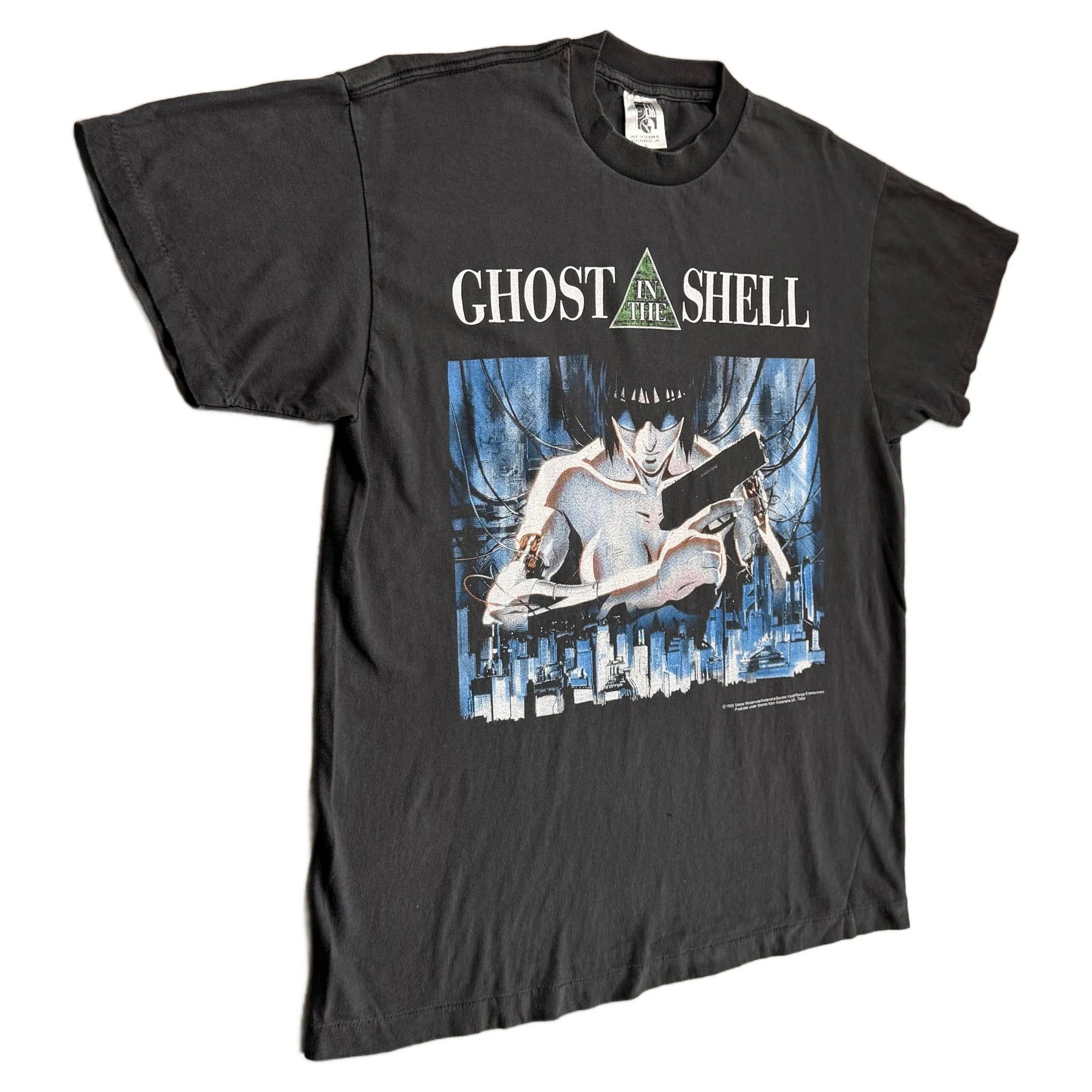 Vintage 1995 Ghost in the Shell T-Shirt - Black - L