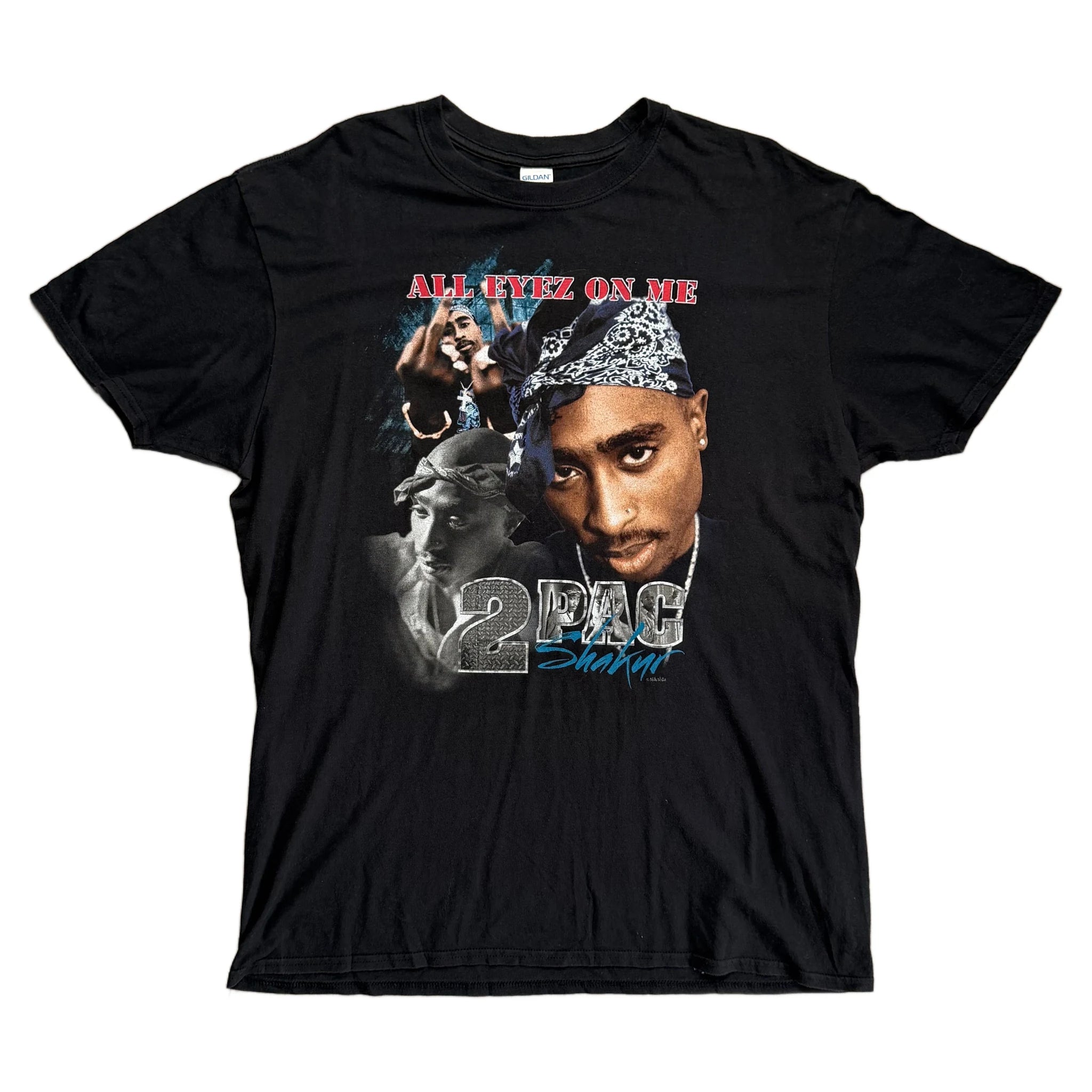 Vintage 2Pac T-Shirt - Black - XL