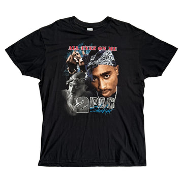 Vintage 2Pac T-Shirt - Black - XL