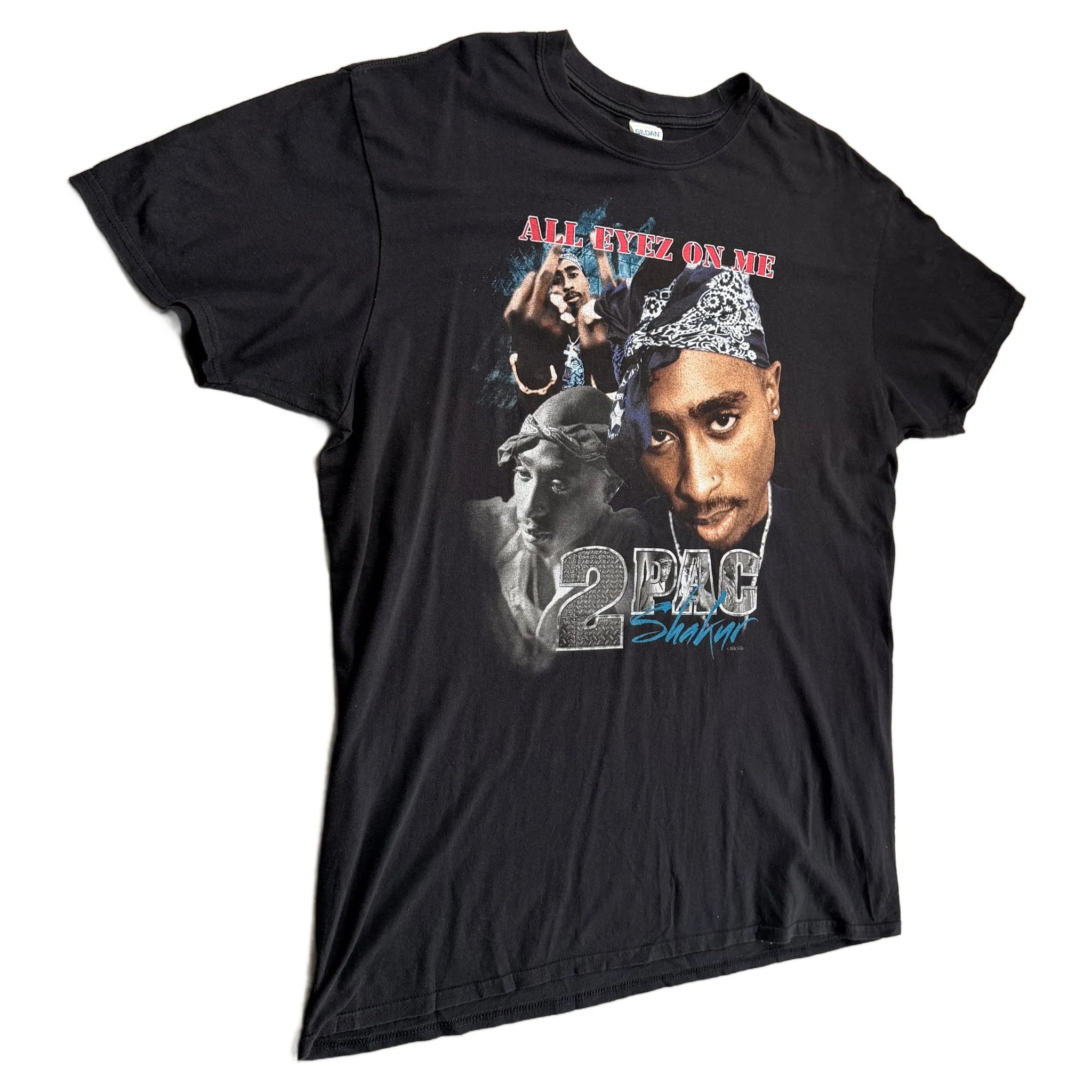 Vintage 2Pac T-Shirt - Black - XL