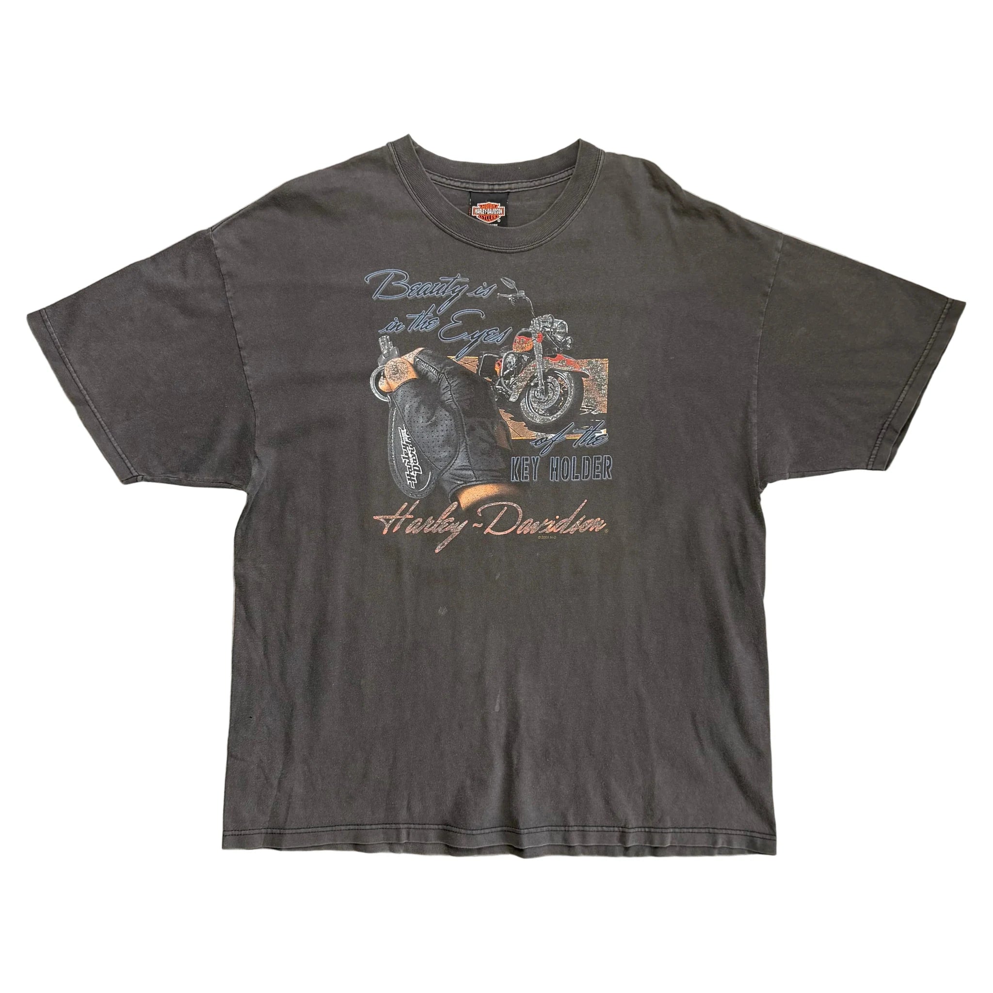 Vintage 2001 Harley Davidson T-Shirt - Grey - XL