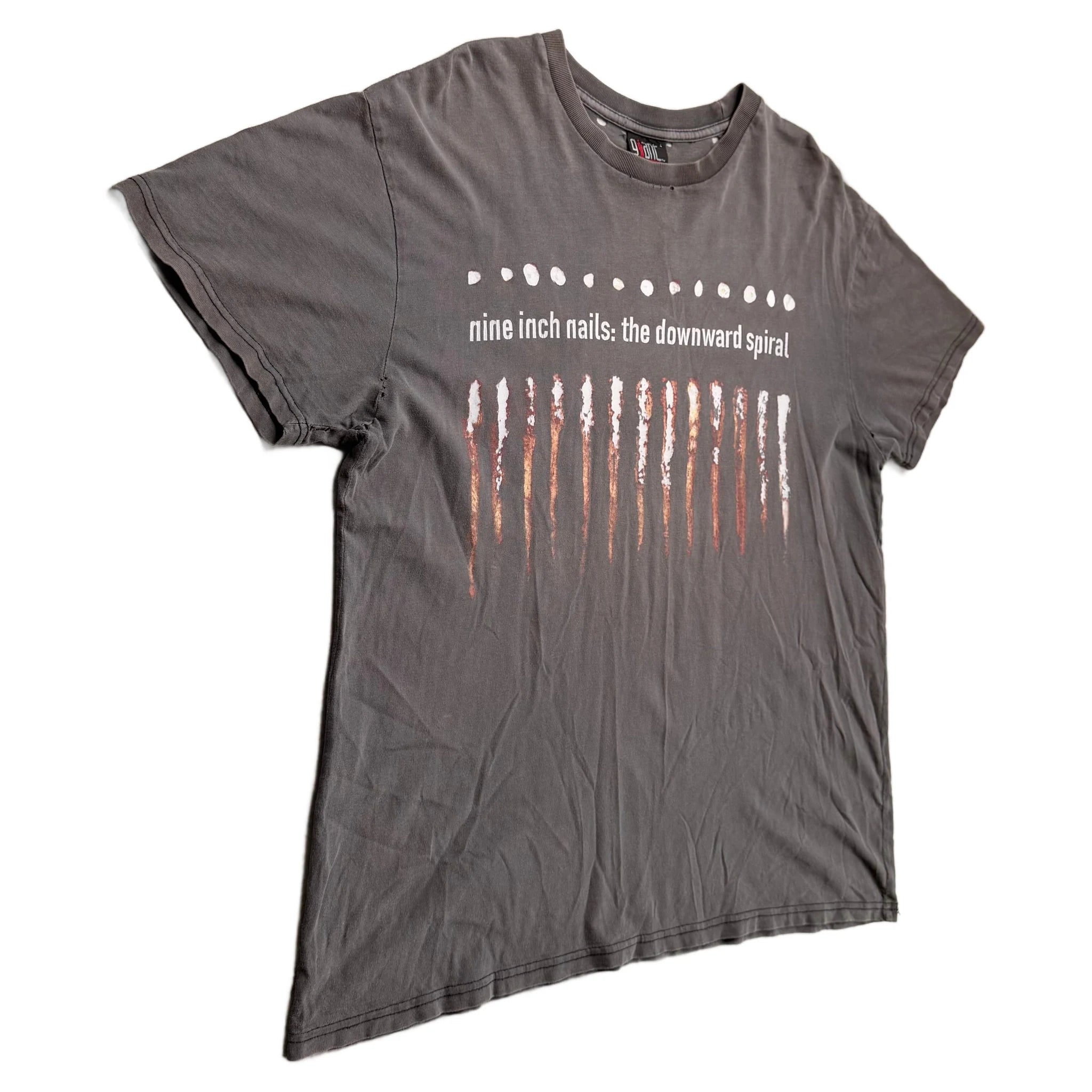 Vintage 1994 Nine Inch Nails T-Shirt - Grey - L