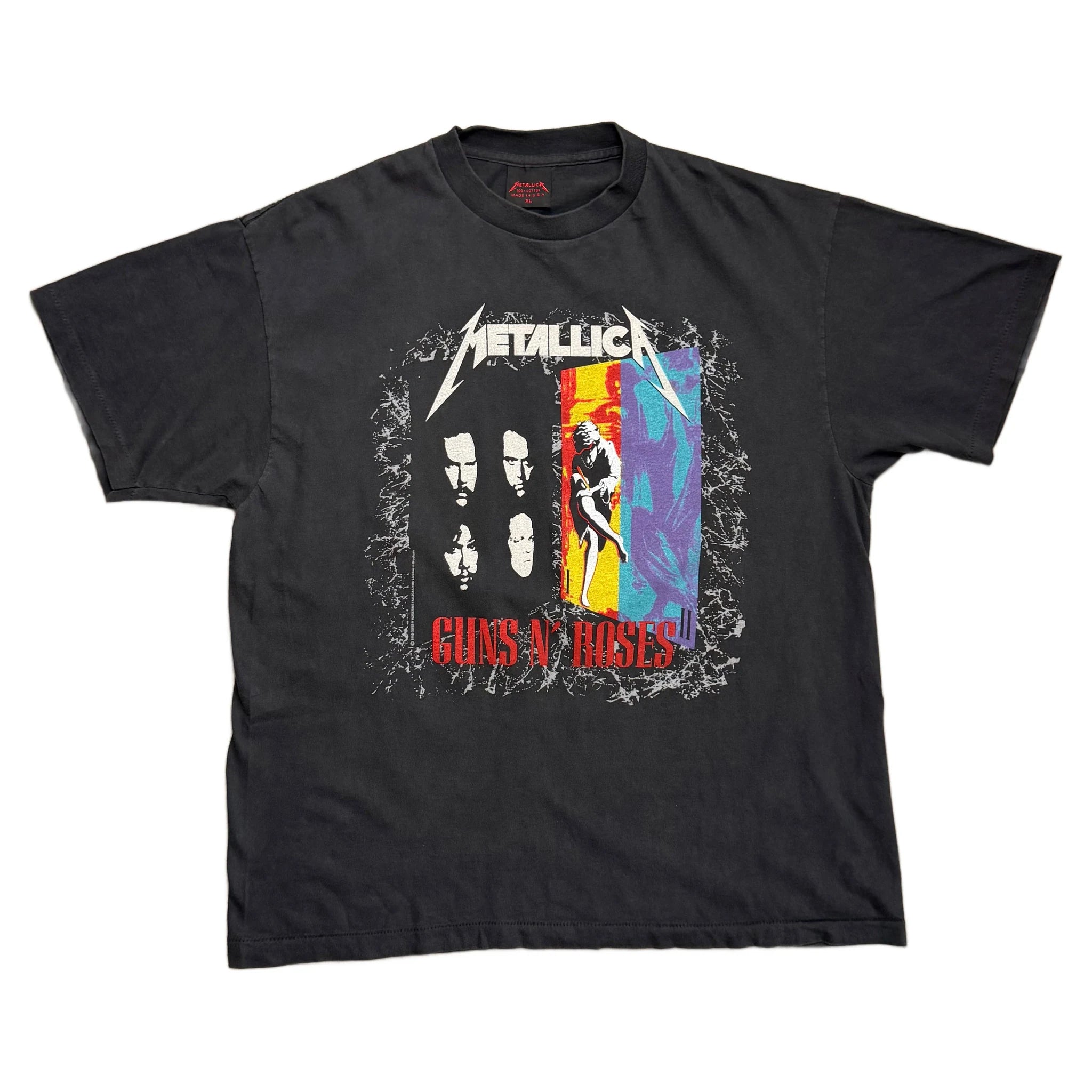 Vintage 1992 Metallica T-Shirt - Black - XL