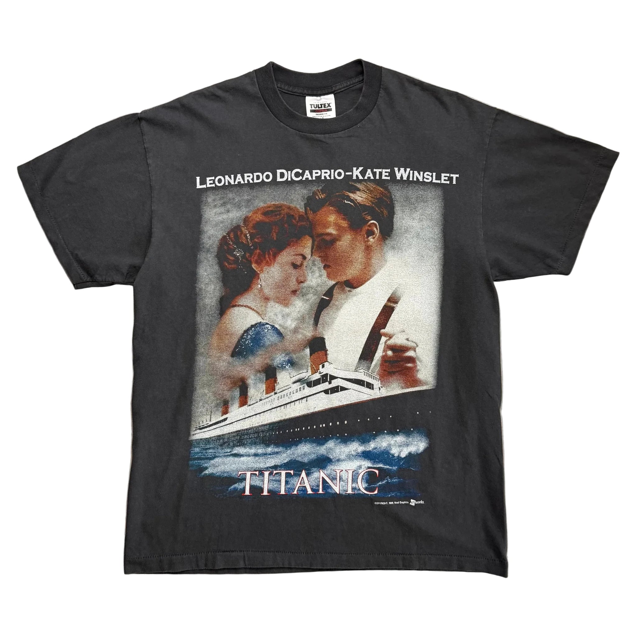 Vintage 1998 Titanic T-Shirt - Black - L
