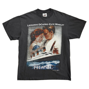 Vintage 1998 Titanic T-Shirt - Black - L