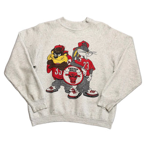 Vintage Chicago Bulls Sweatshirt - Grey - L