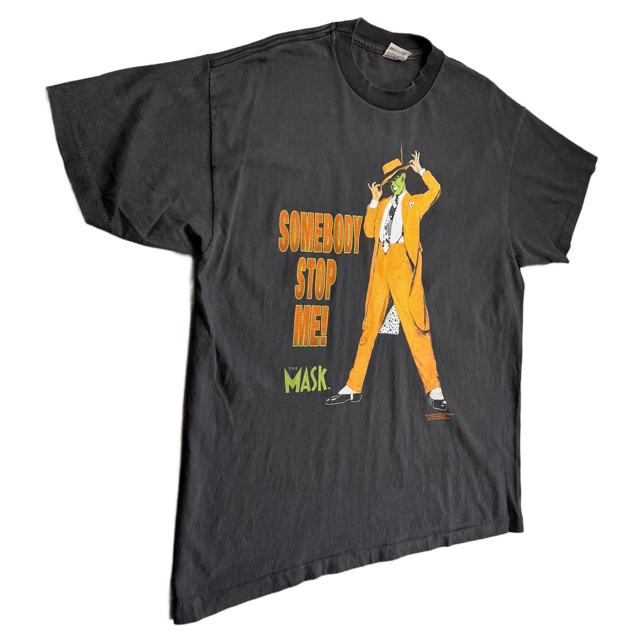 Vintage 1994 The Mask T-Shirt - Black - L