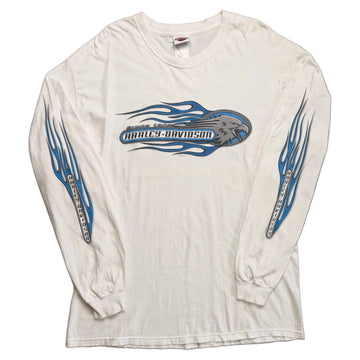 Vintage 2005 Harley Davidson T-Shirt - White - L