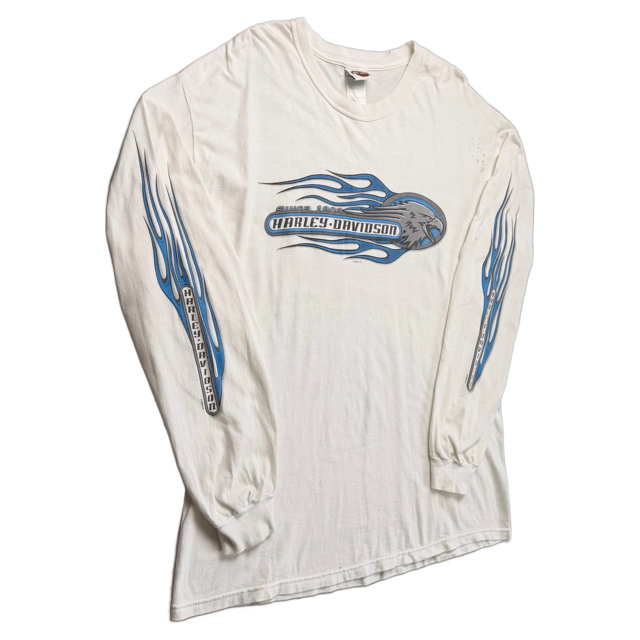Vintage 2005 Harley Davidson T-Shirt - White - L