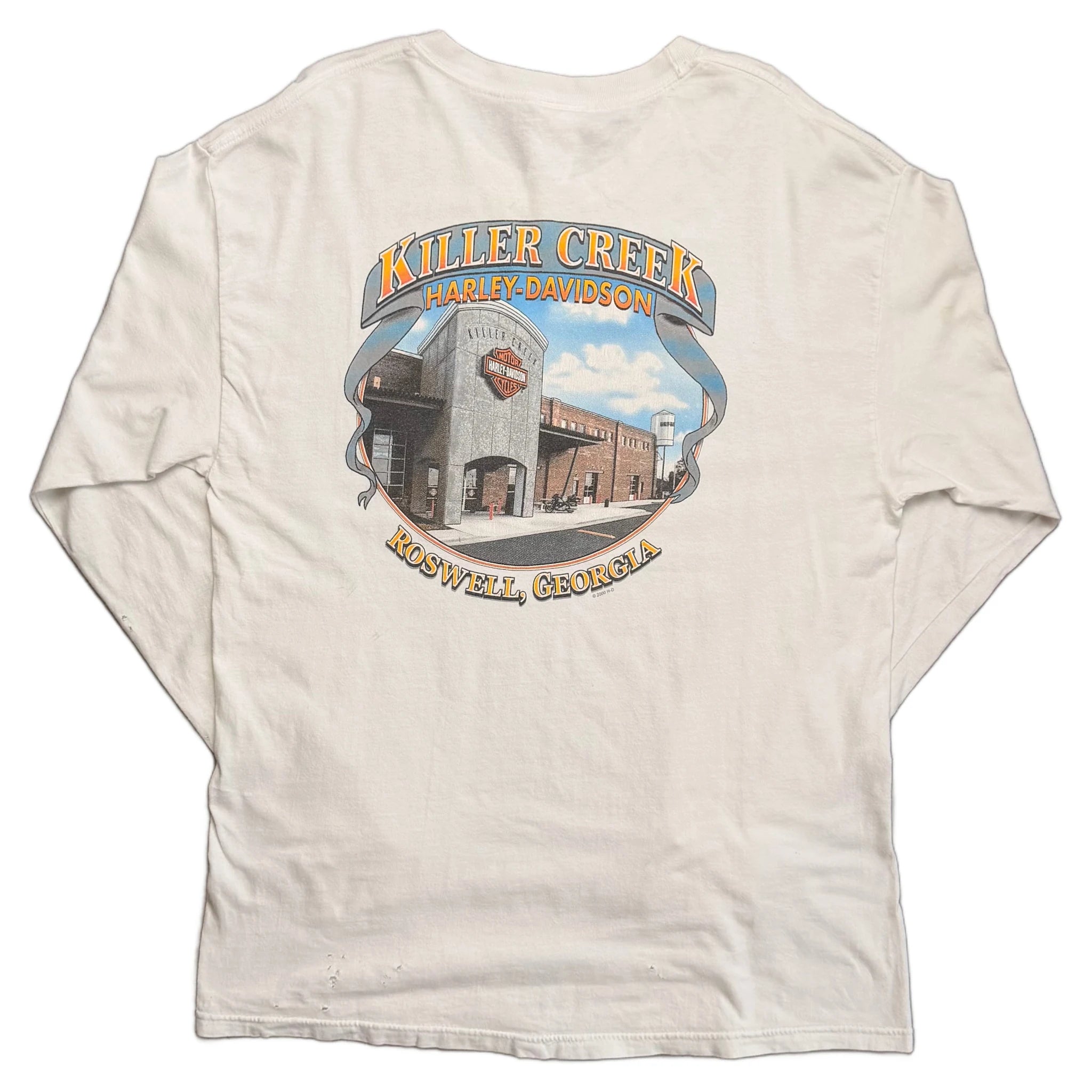 Vintage 2005 Harley Davidson T-Shirt - White - L