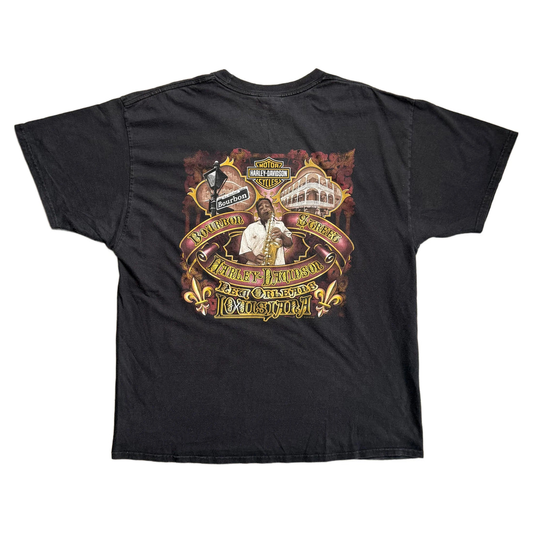 Vintage 2012 Harley Davidson T-Shirt - Black - XL