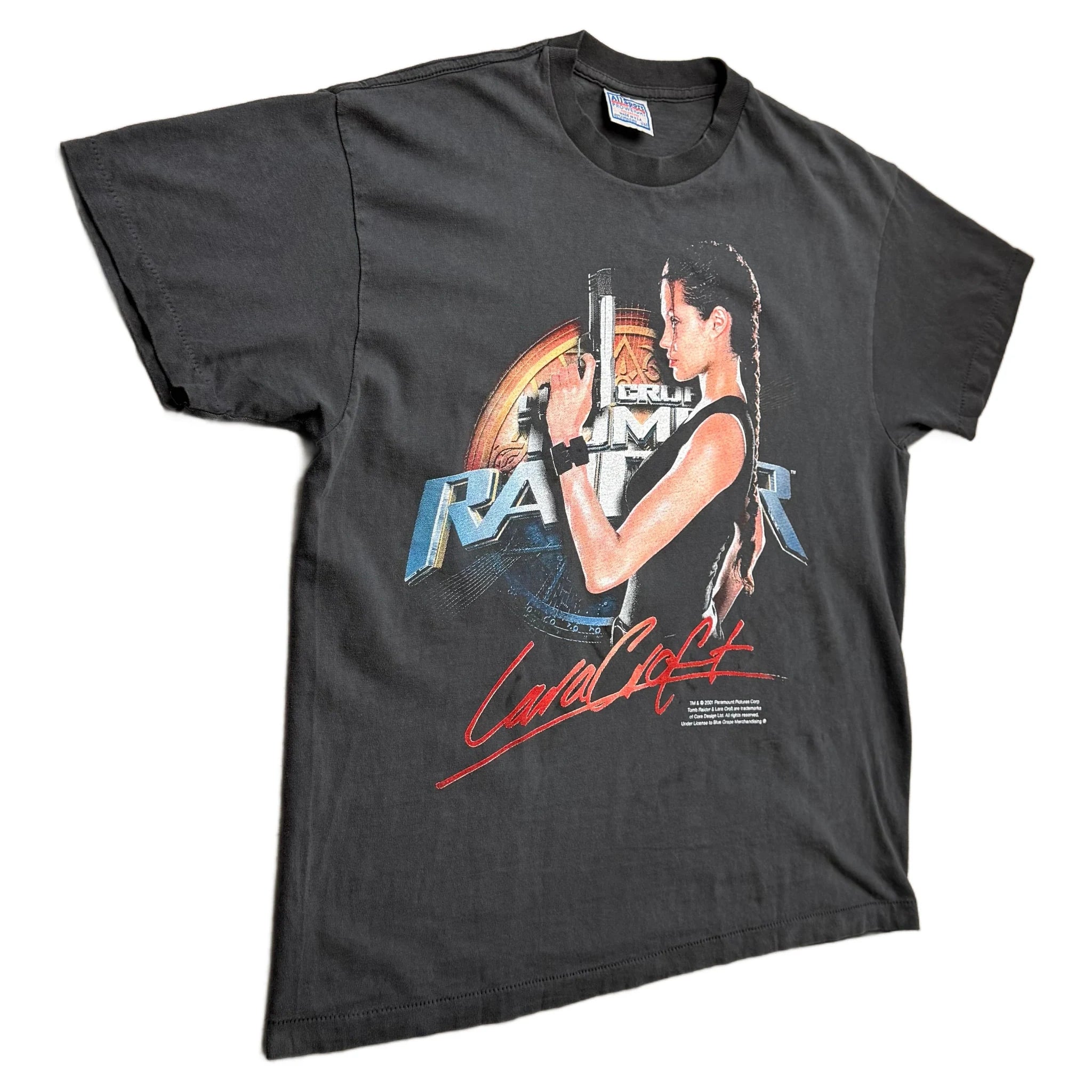 Vintage 2001 Lara Croft: Tomb Raider T-Shirt - Black - L